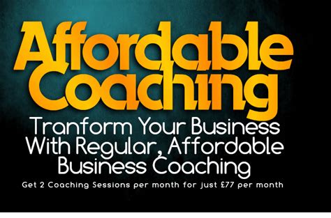 affordable coaching for business